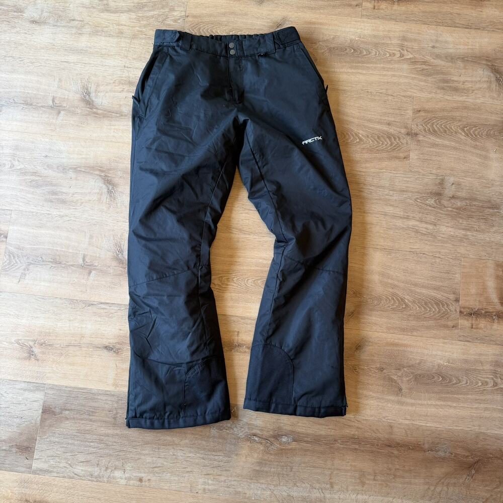 Arctix Women's Snow Sports Insulated Cargo Pants Size Large Ski Snowboard Black